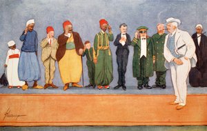A búcsúzó vendég, "Egyiptom könnyű oldala" című művéből, 1908